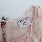 Robe cérémonie rose en tulle — 24 mois