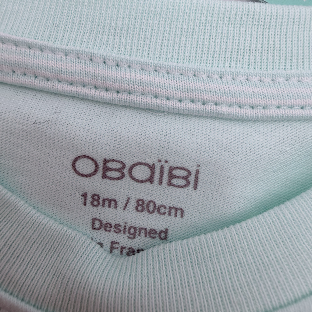 T-shirt menthe - 18 mois