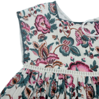 Robe sans manches fleurie — 9 mois