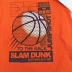 Ensemble basket orange et gris — 4 ans