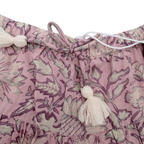 Short fleuri rose à pompons — 6 mois