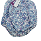 Barboteuse liberty bleue — 12 mois
