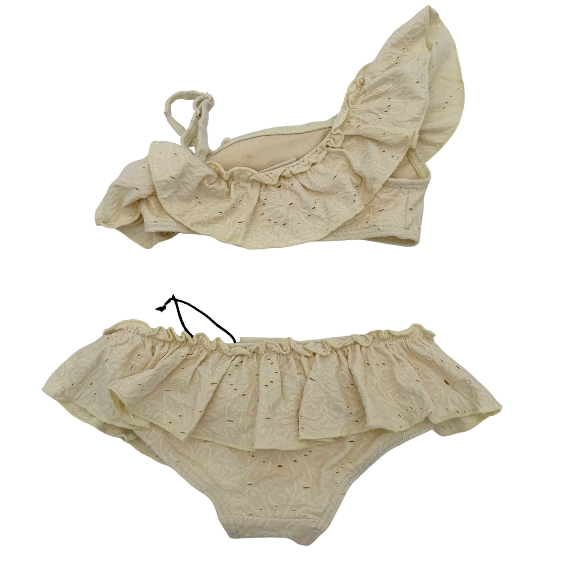 Maillot de bain 2 pièces broderie anglaise — 4-5 ans