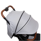 Poussette compacte gris chiné — naissance à 22 kg