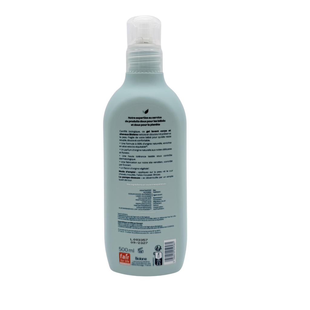 Gel lavant corps & cheveux bio — 500 ml