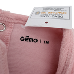 Pyjama velours rose “You & Me” — 1 mois