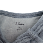 Pyjama velours gris Stitch — 1 mois
