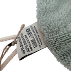 Fleur de douche éponge bambou vert sauge