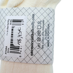 Collants bébé écrus en maille côtelée - 0-3 mois