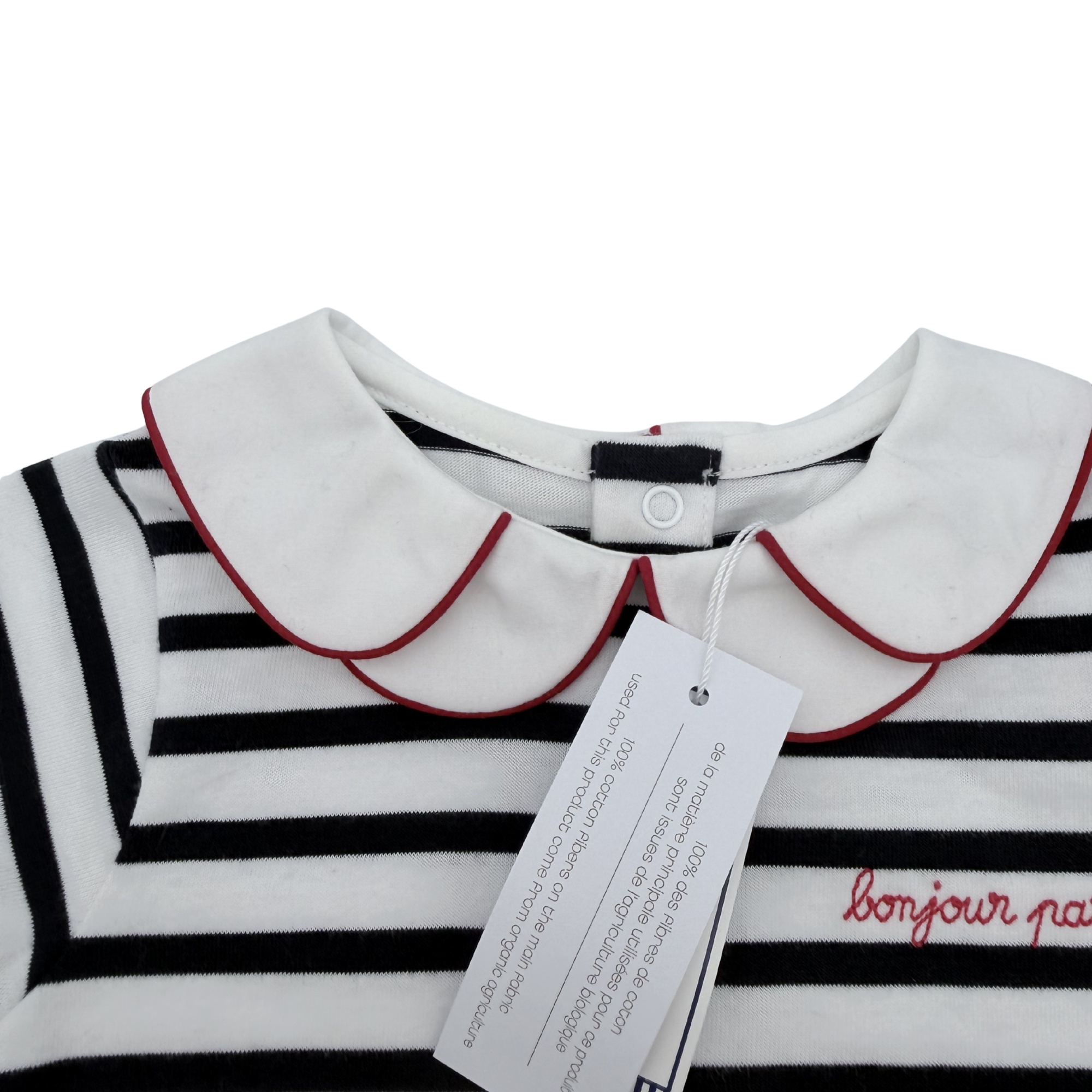 Robe marinière col Claudine — 24 mois