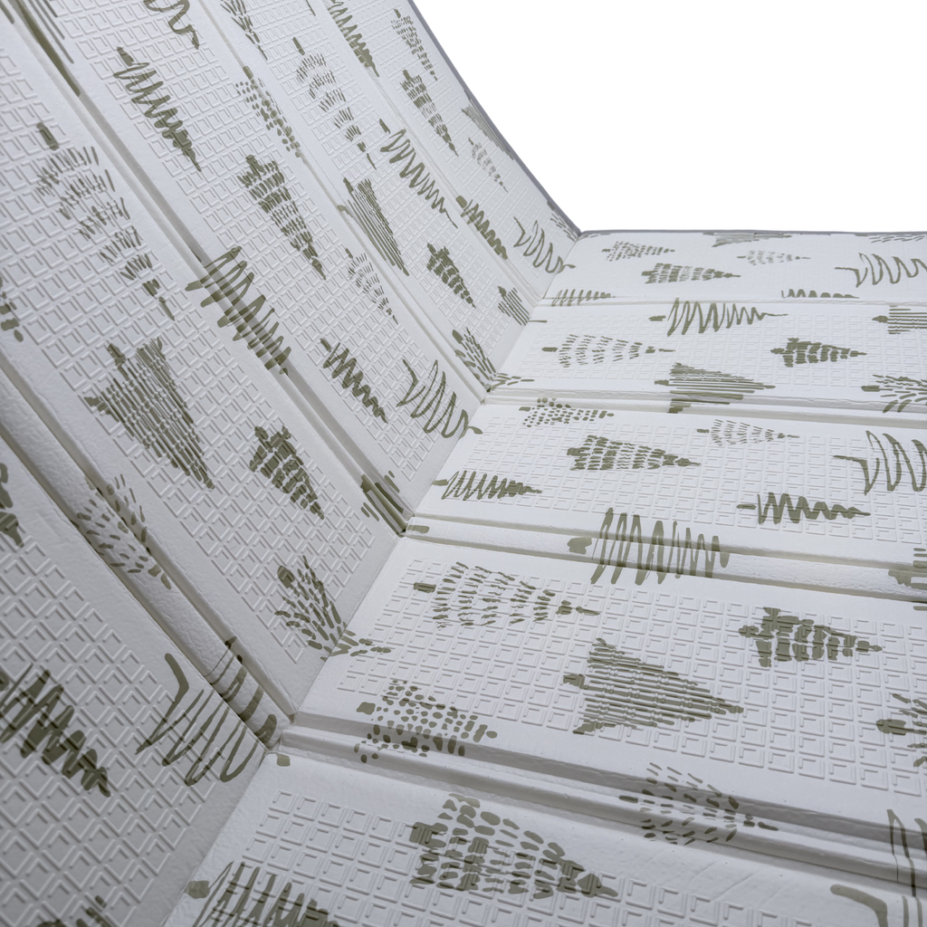 Tapis d'éveil pliable réversible 120 × 120 cm