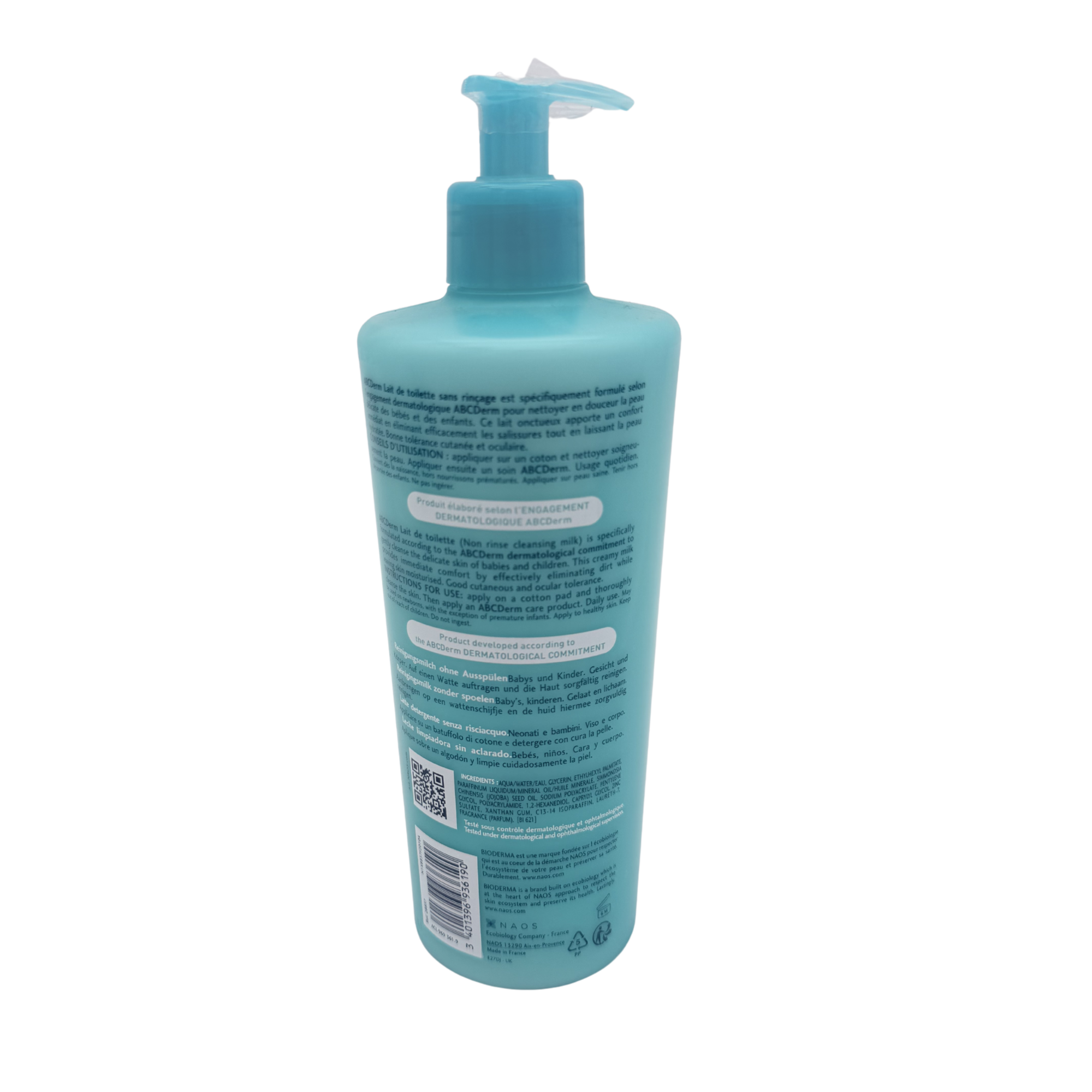 Lait de toilette sans rinçage —  500 ml