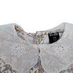 Robe bébé fleurie à col brodé — 6 mois