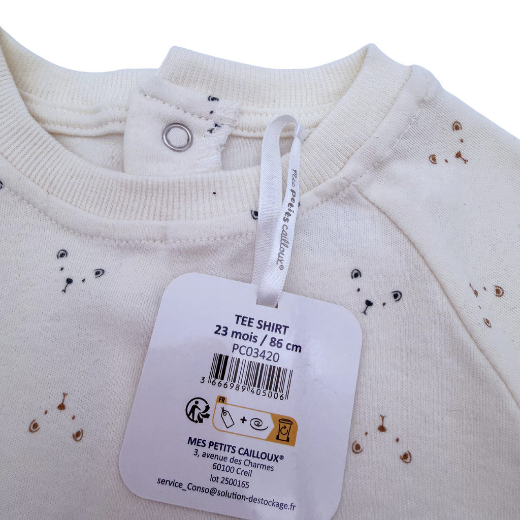 Sweat écru — 23 mois