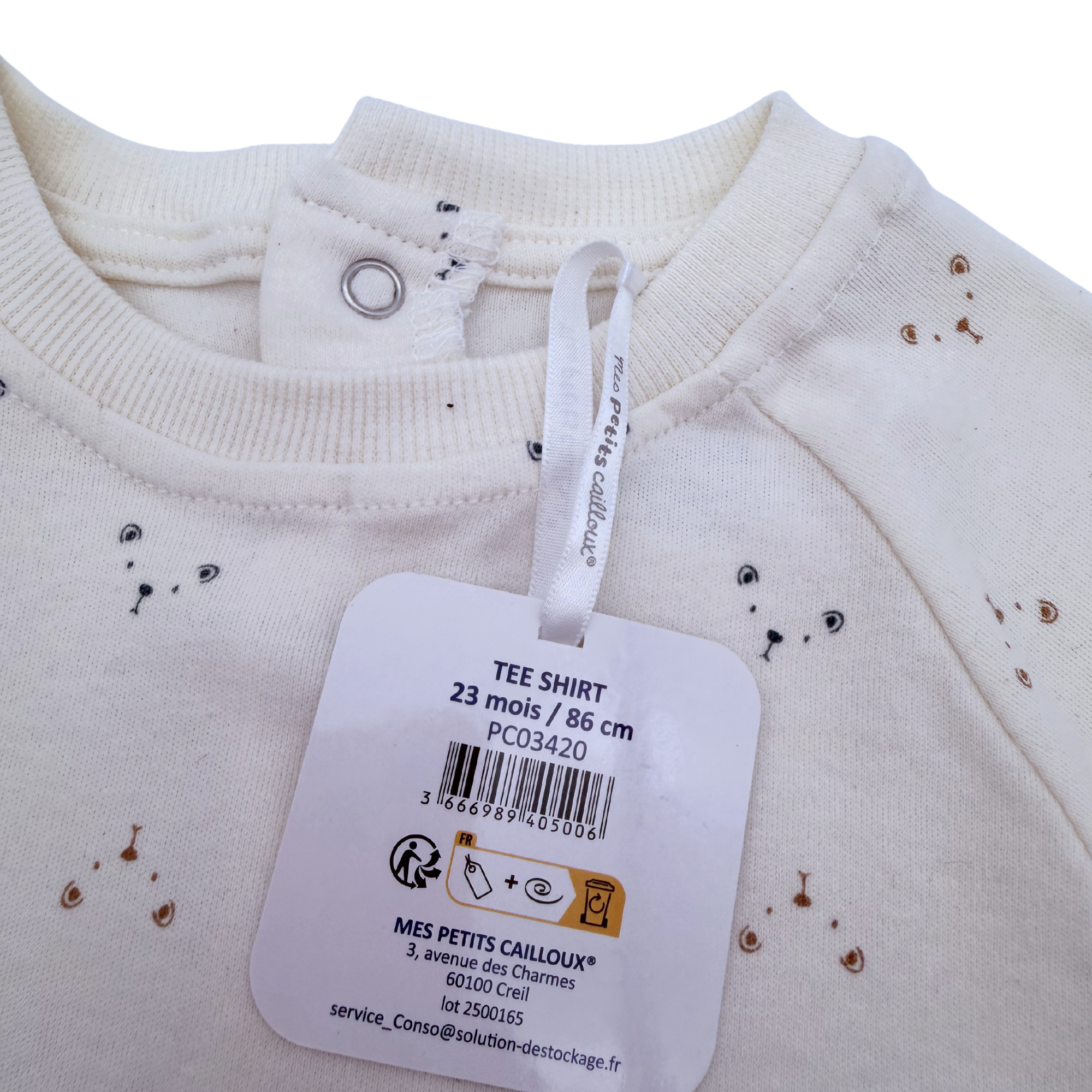 Sweat écru — 23 mois