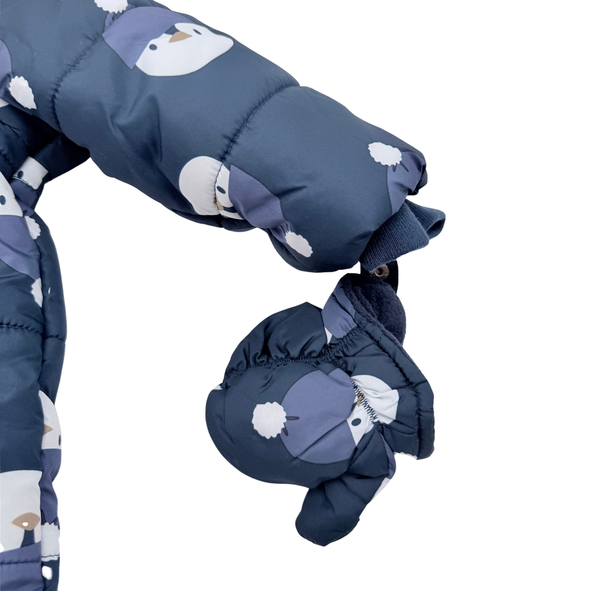 Combinaison pilote bébé bleu marine à motifs oursons - 18 mois