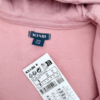 Sweat zippé bébé rose à capuche -  3 mois