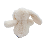 Peluche lapin écru aux longues oreilles
