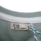 T-shirt vert manches longues motif van — 6 mois