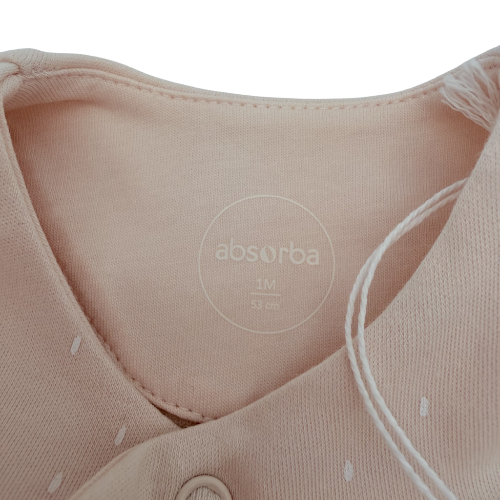 Pyjama rose poudré — 1 mois
