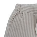 Short rayé écru en coton biologique — 5-6 ans