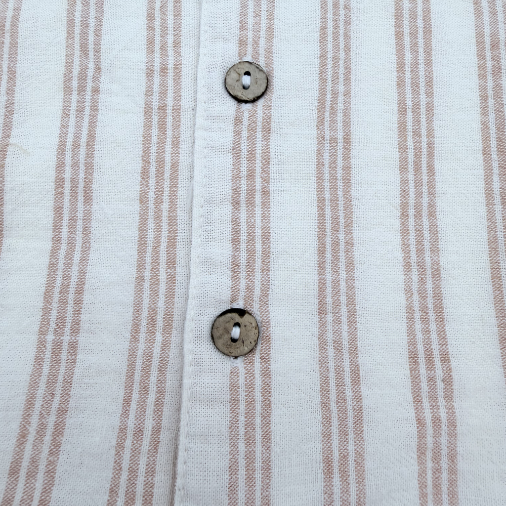 Chemise manches courtes rayée – 18 mois