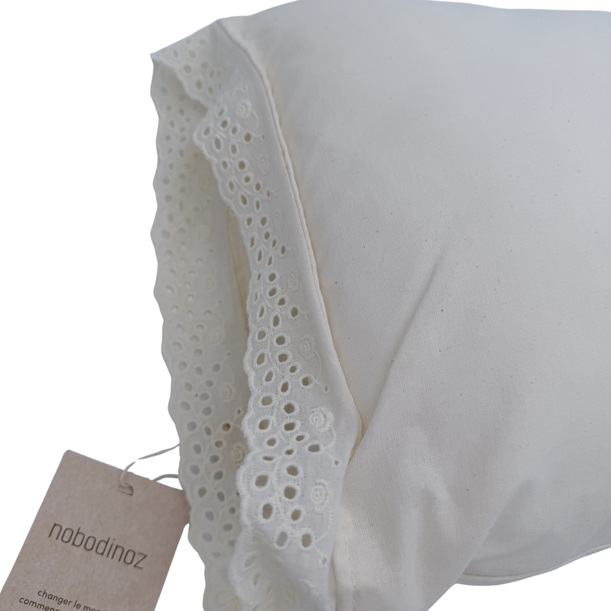 Coussin long décoratif écru - 30x70 cm&nbsp;