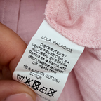 Blouse fille en gaze de coton rose - 18 mois