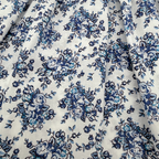 Robe fleurie bleue et blanche — 12 mois