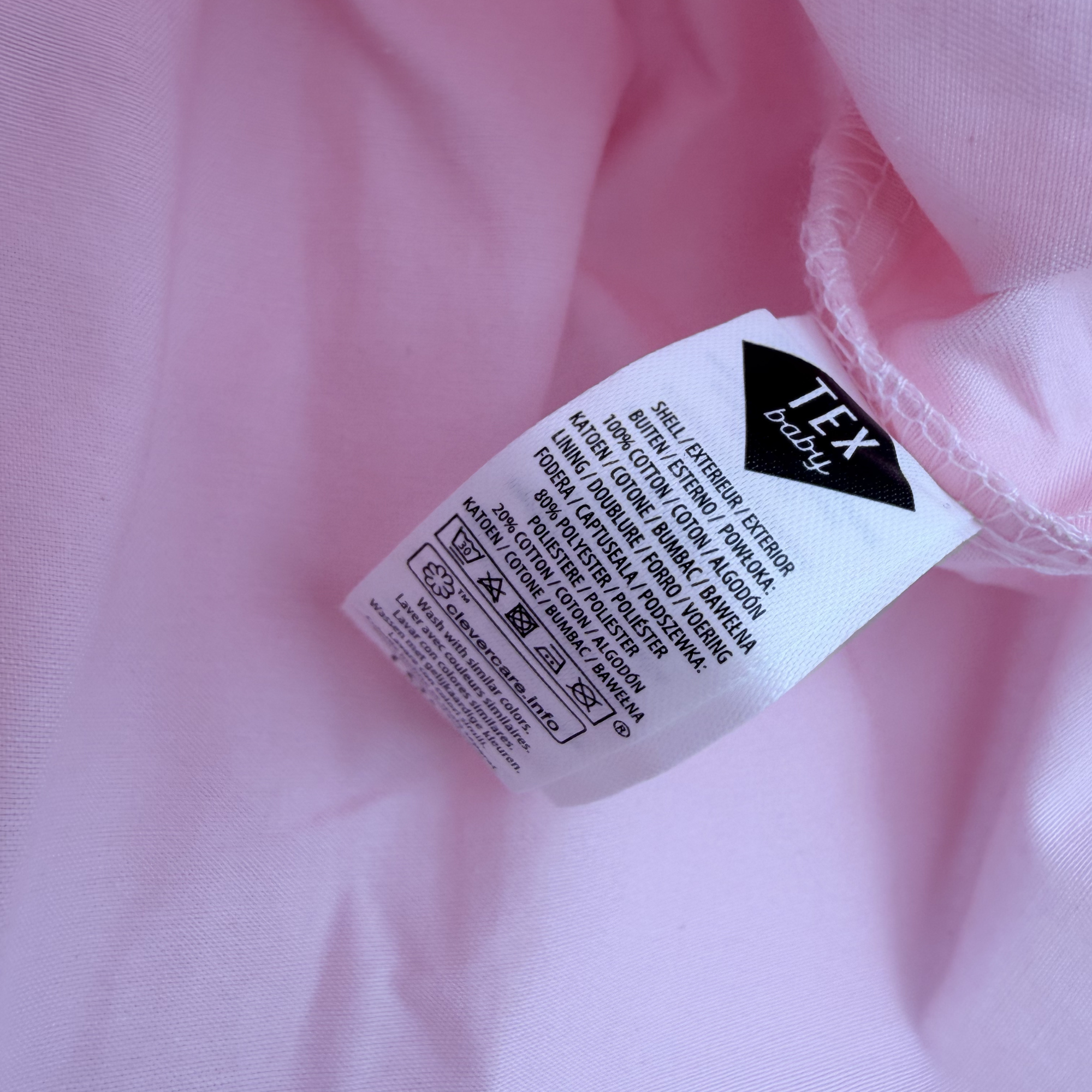 Robe à bretelles rose pâle — 18 mois