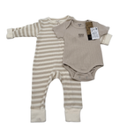 Ensemble pyjama évolutif et body manches courtes — 6 mois