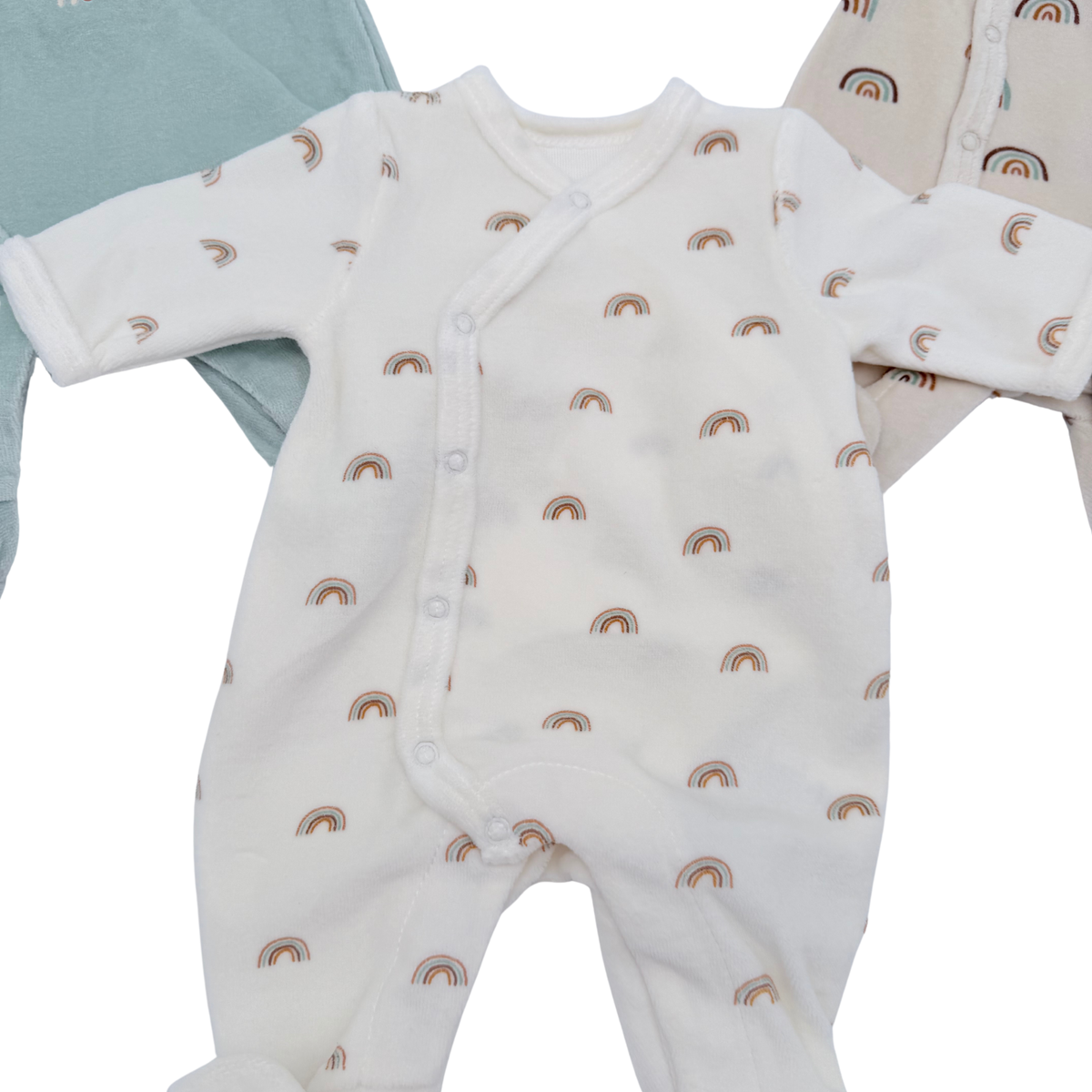 Lot de 3 dors-bien bébé motifs arc-en-ciel – Prema