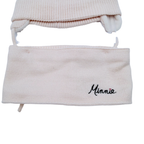 Ensemble bonnet et tour de cou bébé Minnie – 9-12 mois