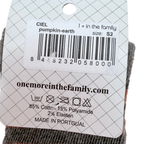 Chaussettes rayées marron et gris - 17