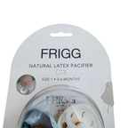 Lot de 2 sucettes en latex naturel phosphorescentes - 0-6 mois