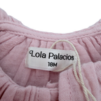 Blouse fille en gaze de coton rose - 18 mois