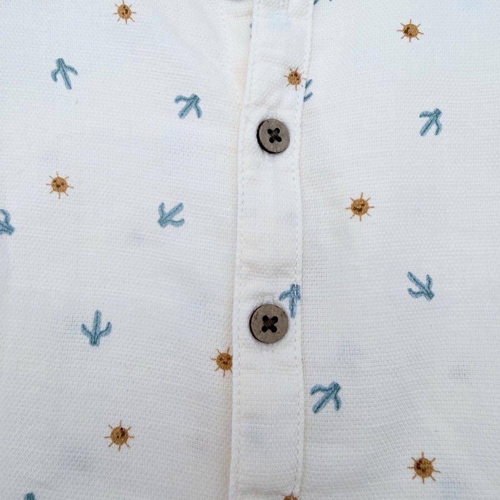 Ensemble salopette et chemise - 3 mois