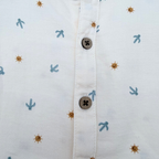 Ensemble salopette et chemise - 3 mois