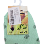 Chaussettes vert menthe à pois – 22-24