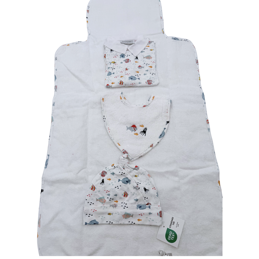 Set nomade drôles de poissons — 6 mois