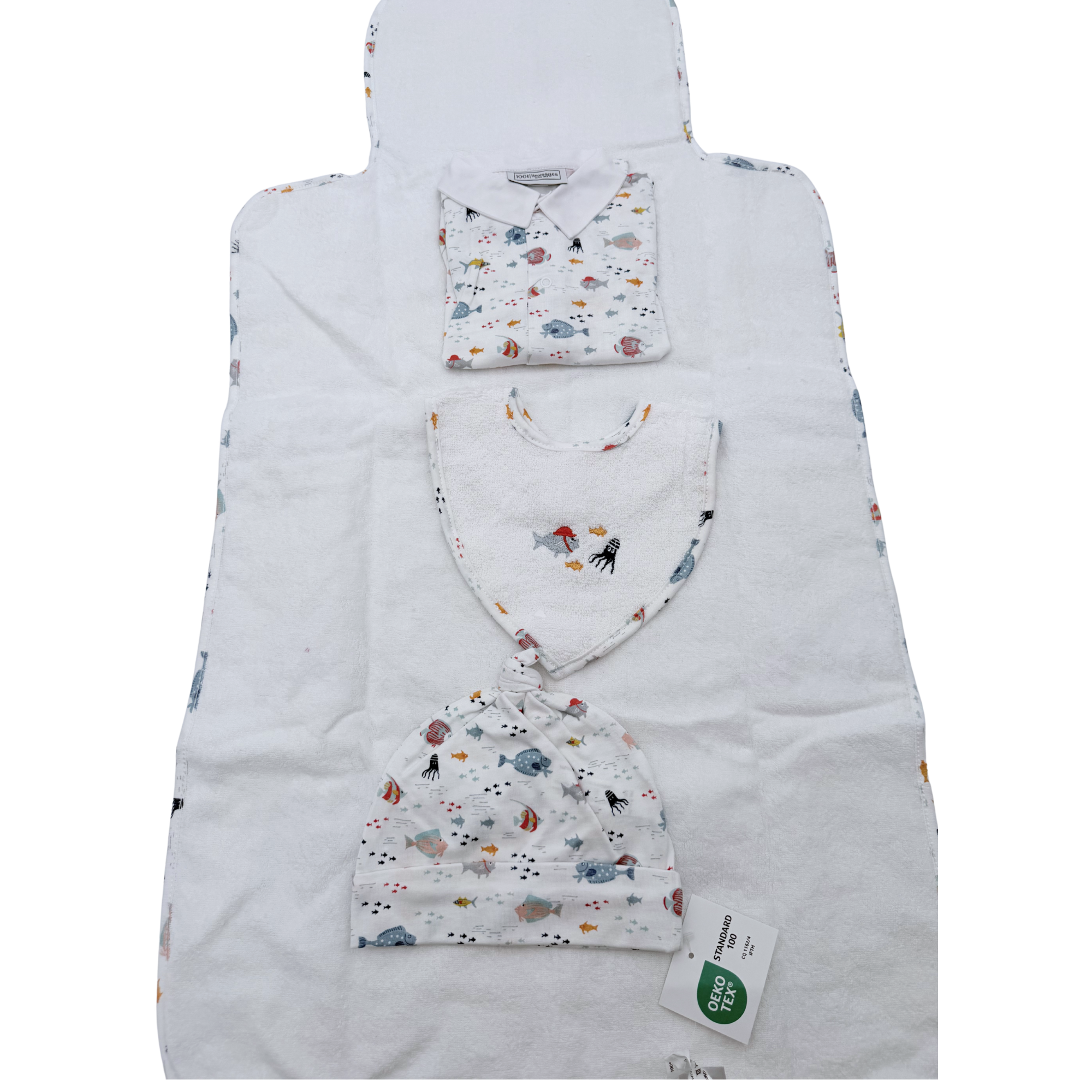 Set nomade drôles de poissons — 6 mois