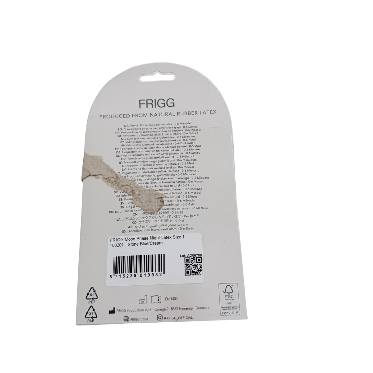 Lot de 2 sucettes en latex naturel phosphorescentes - 0-6 mois