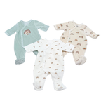 Lot de 3 dors-bien bébé motifs arc-en-ciel – Prema