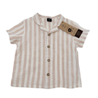 Chemise manches courtes rayée – 18 mois