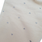 Pantalon beige à petits cœurs - 6 mois