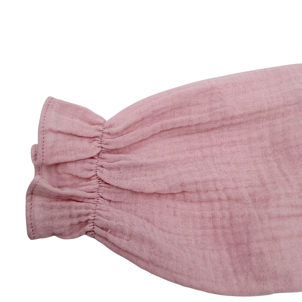 Blouse fille en gaze de coton rose - 18 mois