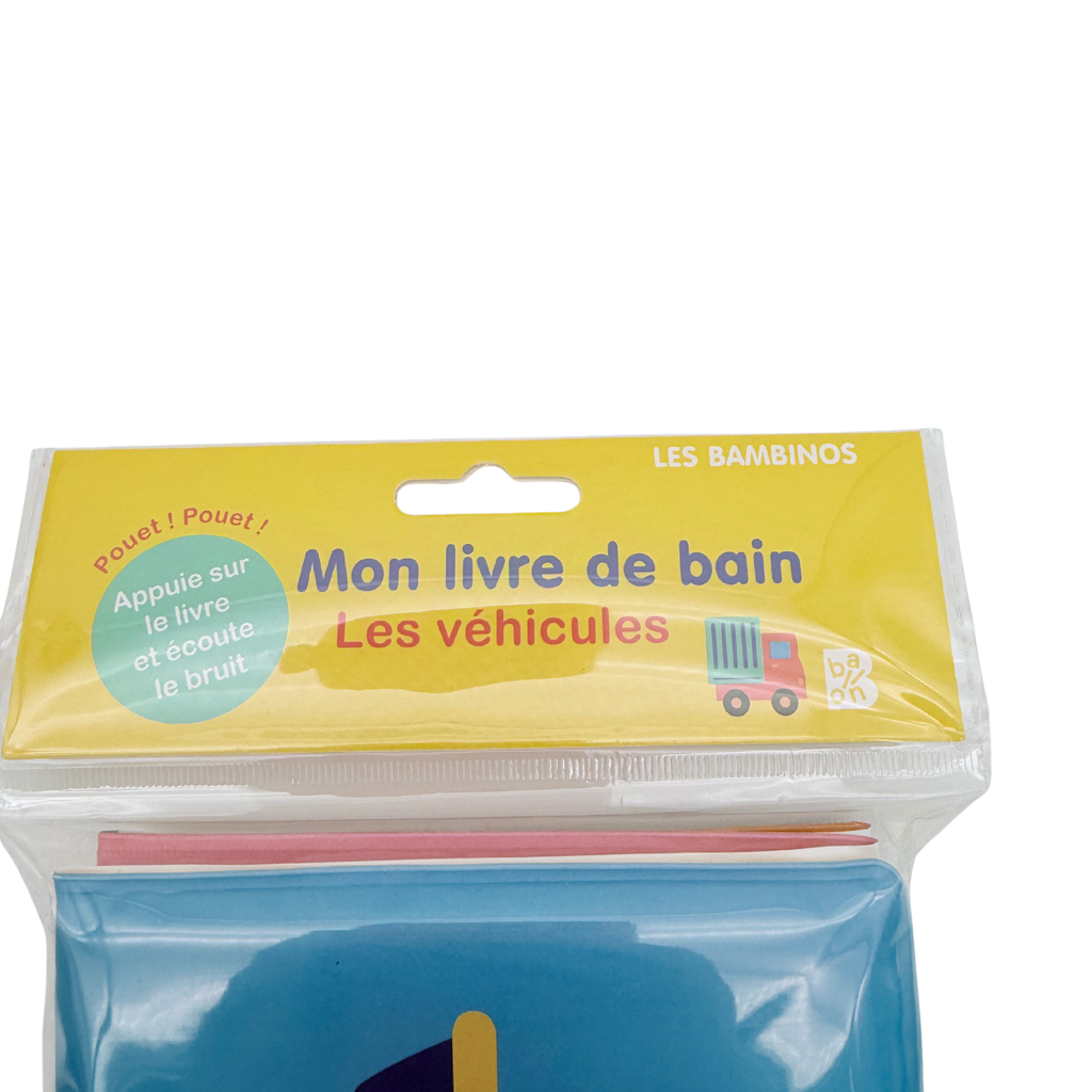 Mon livre de bain – Les véhicules