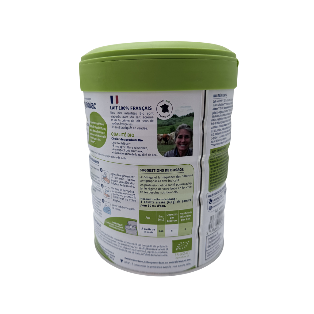 Lait de croissance bio 3e âge — 800 g