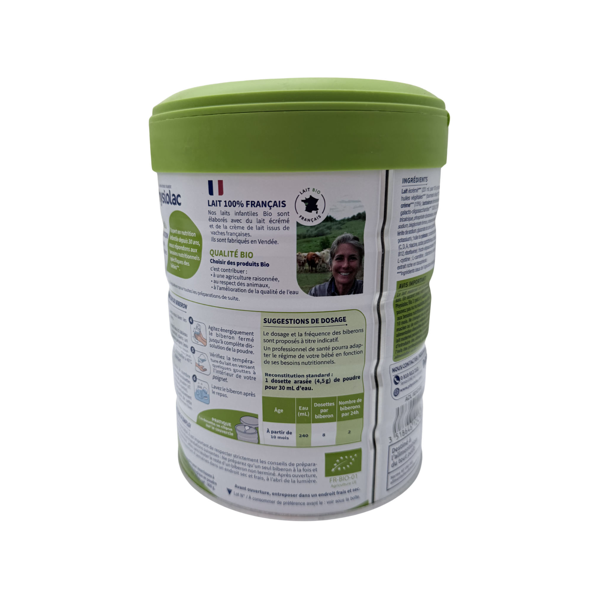 Lait de croissance bio 3e âge — 800 g