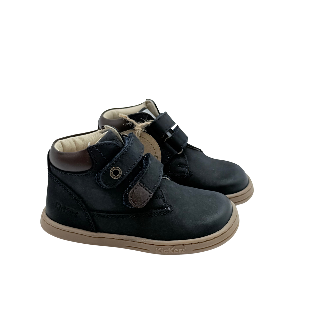 Bottines tackeasy bleu marine à scratchs – 23
